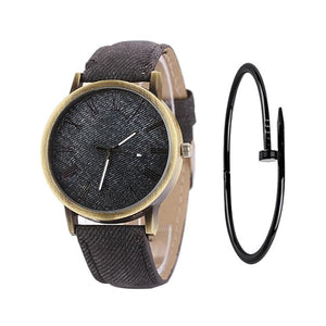 Quartz Watches Denim Design