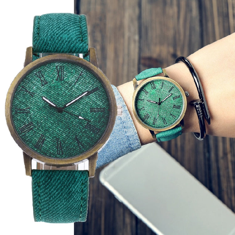 Quartz Watches Denim Design